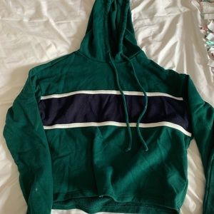 dark green hoodie